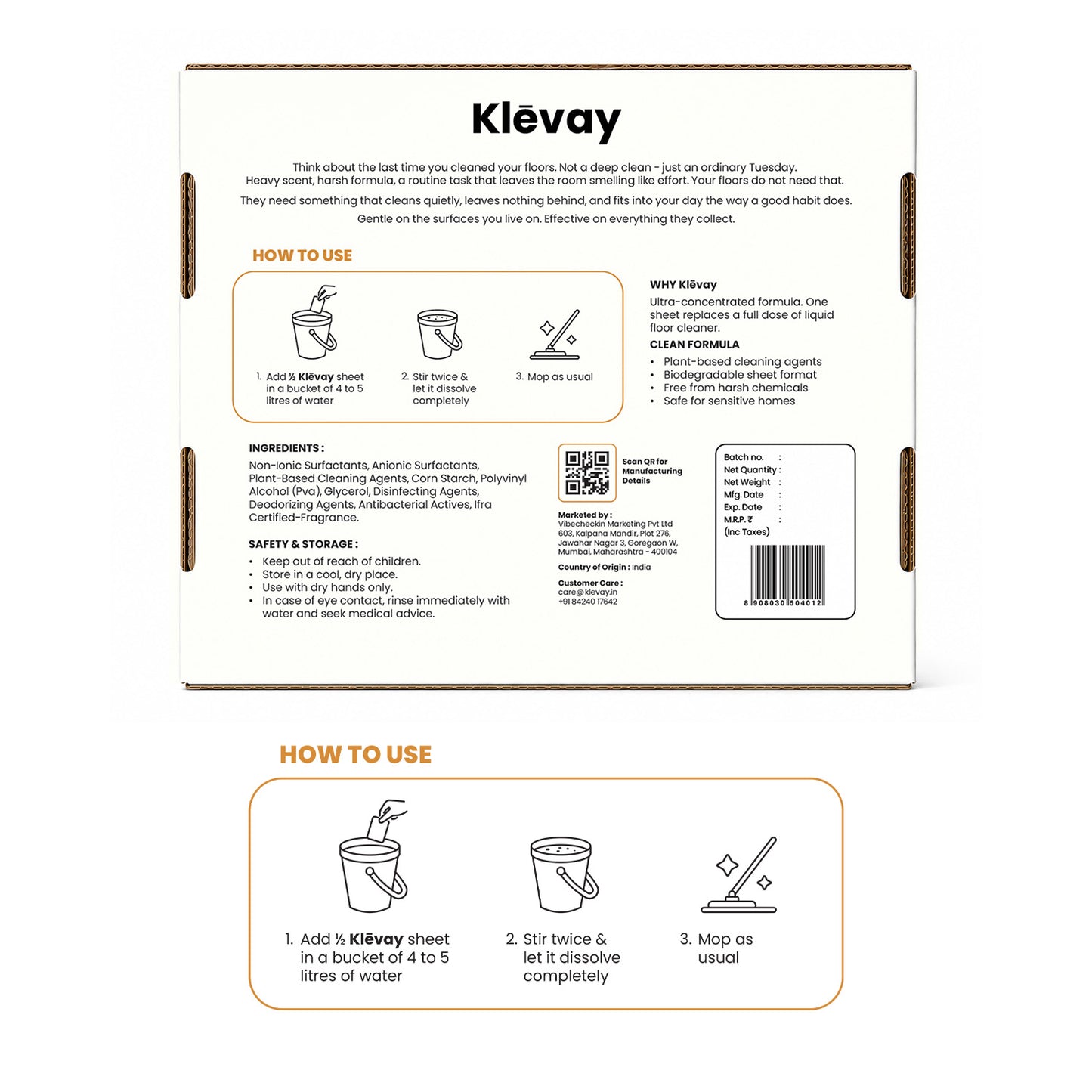 Baby & Pet Safe Gentle Floor Cleaning Sheets
