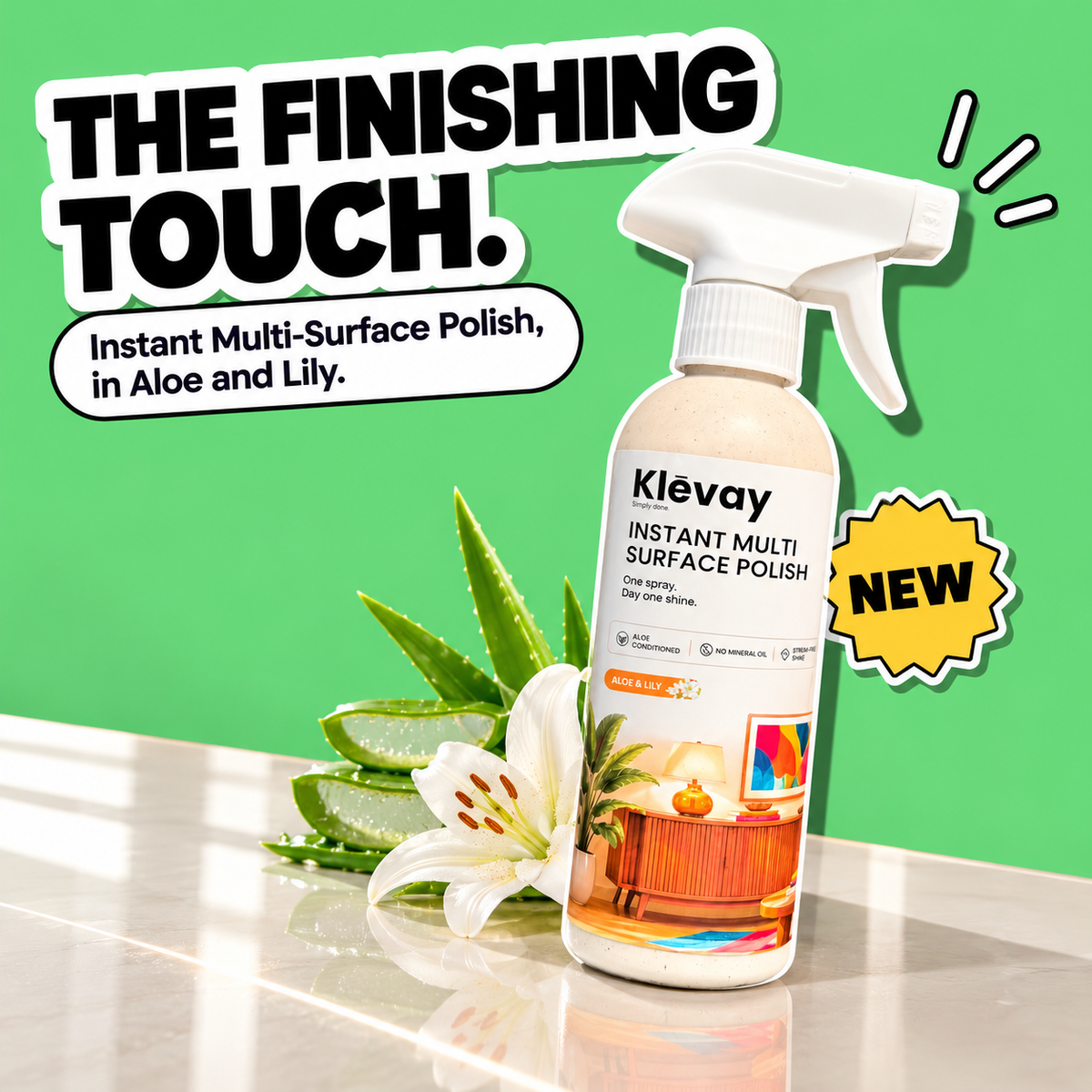 Instant Multi-Surface Polish | Aloe and Lily