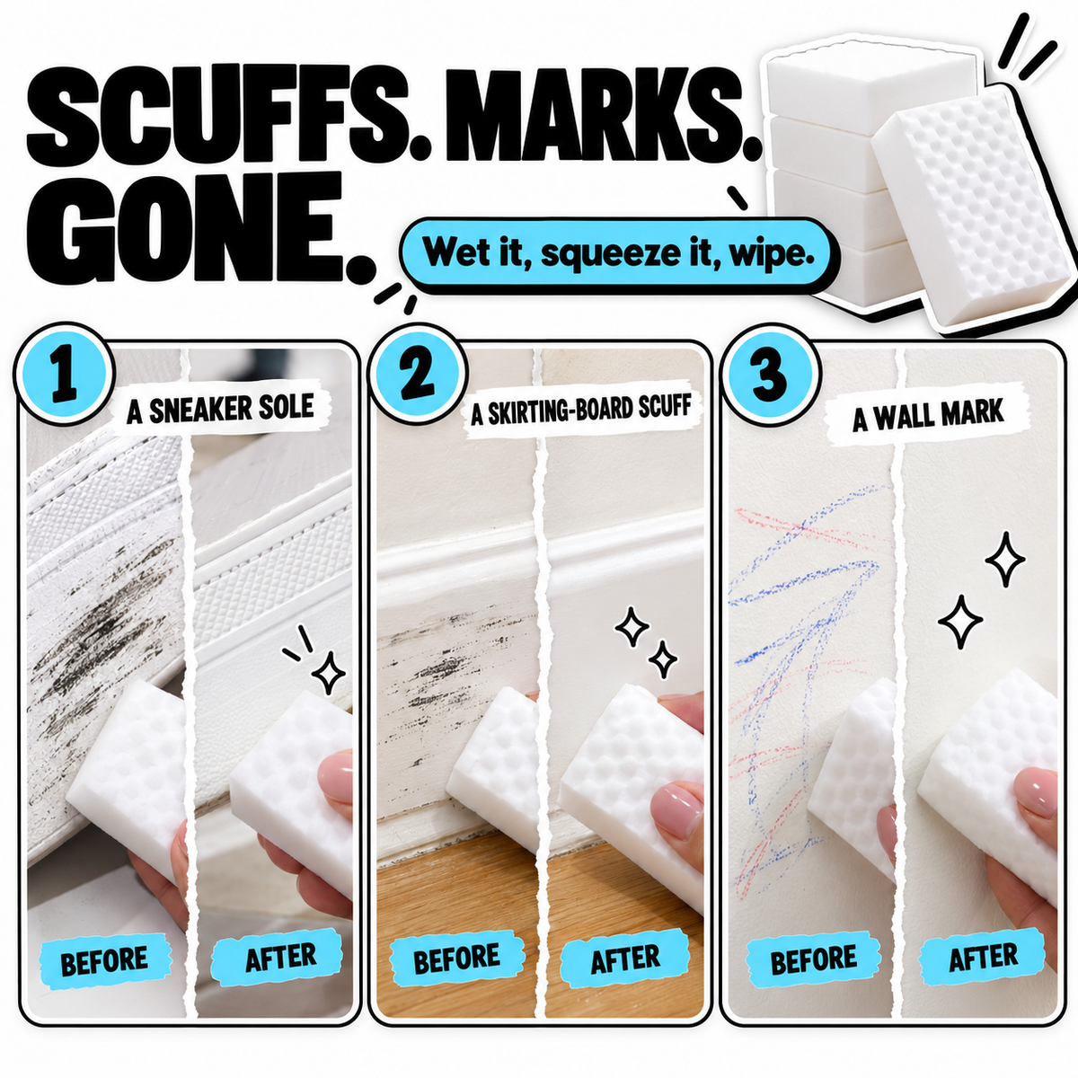 Magic Sponge Cleaning Eraser